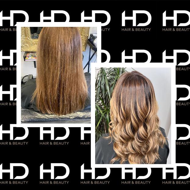 Balayage foils by HD hair and beauty cannock